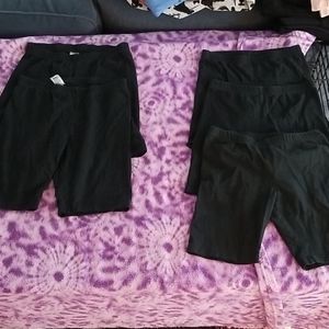 Black bike shorts